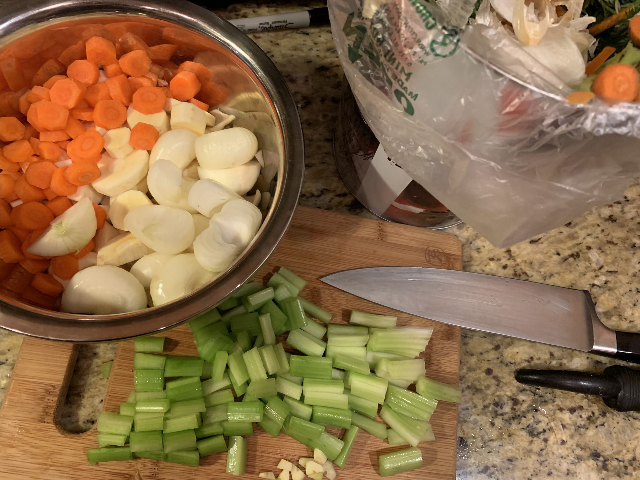 prep the veggies
