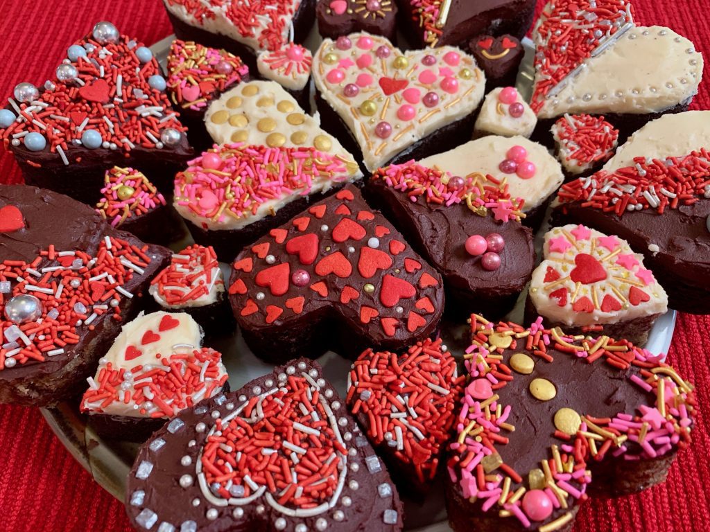 Valentine Brownie Bites