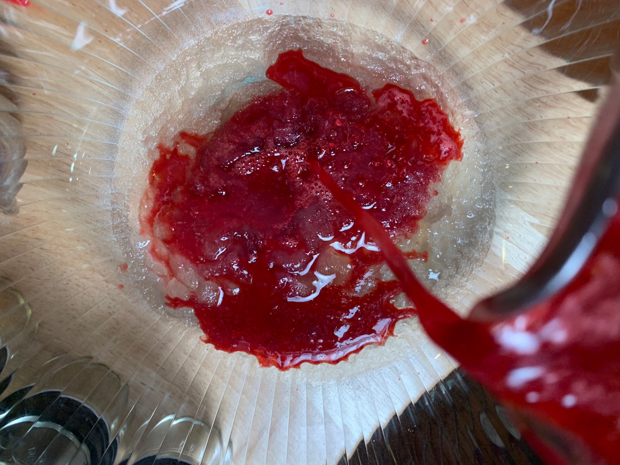 Add the mix to the gelatin